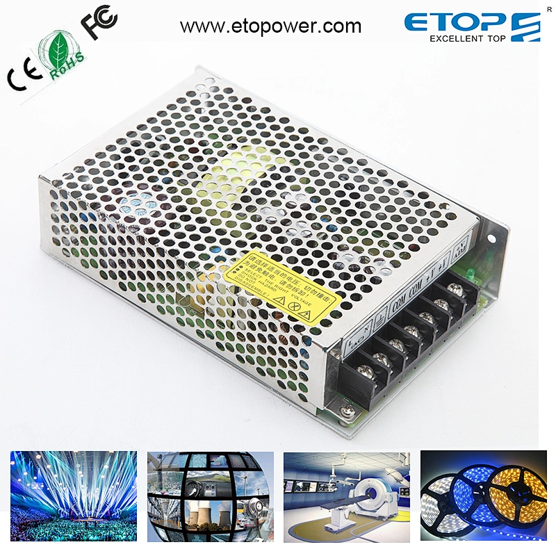Ultra-thin  meta casing power supply unit 25v 4a power supply IP20 100w LED Power Supply with 0.95 PF