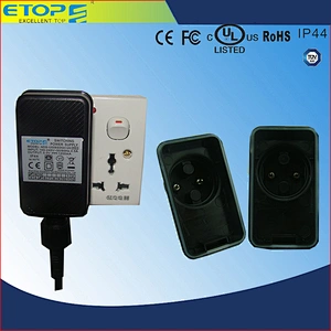 Cheaper price christmas tree adapter IP44 12W 5V2.4A 12V1A Rainproof adaptor with  SAA,GS ROHS,UL1310 certificate