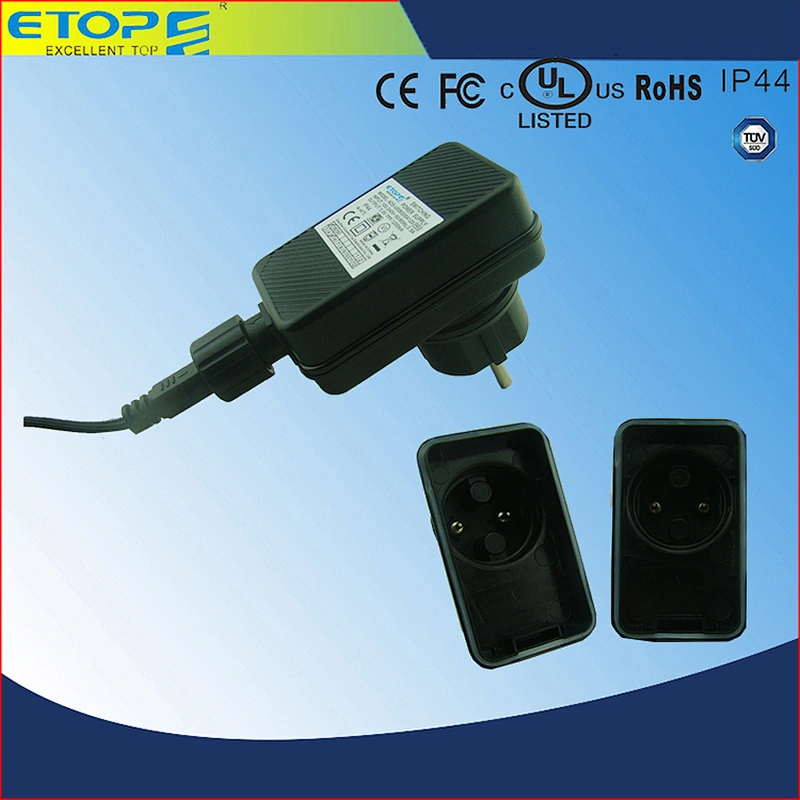 Cheaper price Universal AC/DC adapter IP44 10W 5V2A 7v9v12v for security products