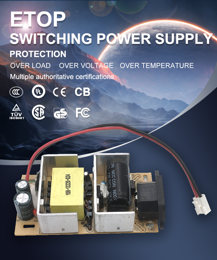 Factory Direct 120W AC DC Converter Open Frame 52V Single Output Universal Switch Mode Class I Industrial Power Supply