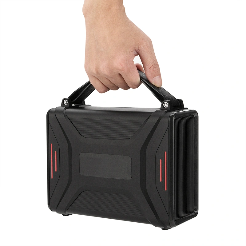 LiFePO4 Explosion Proof Rechargeable Li-ion Battery 2 AC Output 110V/220V 7 DC 12V QC PD Output Portable Solar Power Station