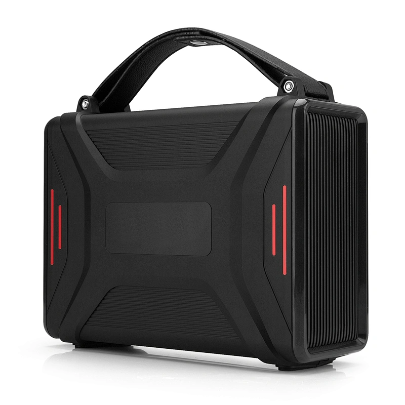 LiFePO4 Explosion Proof Rechargeable Li-ion Battery 2 AC Output 110V/220V 7 DC 12V QC PD Output Portable Solar Power Station
