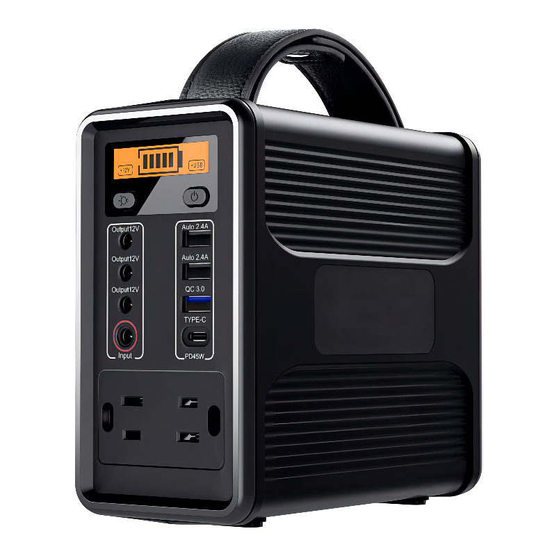Outdoor Camping Travel Use PD 60W USB-C QC 3.0 Li-ion NMC 75Ah 240wH AC 110V Output  Portable Power Station