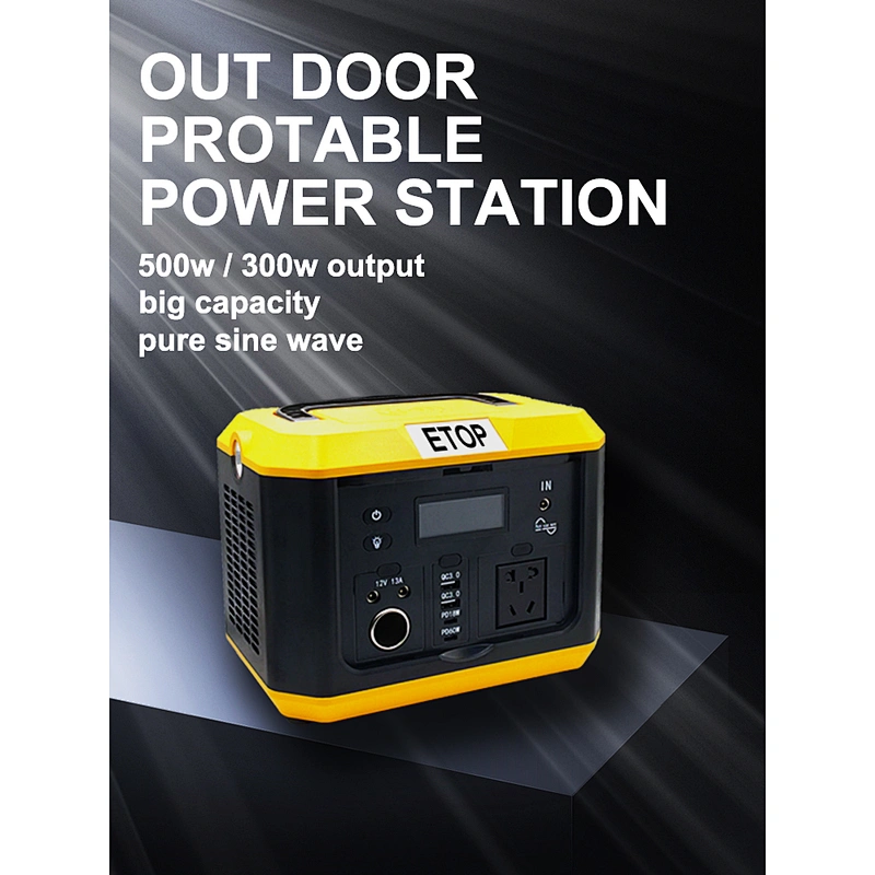 500W Fast Charging Lithium Portable Power Station wireless charger Solar Charging Generator Outdoor Portable Power Station