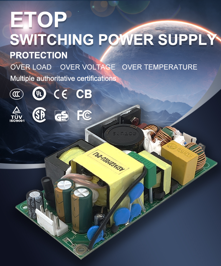 Embedded Mini Open Frame Power Supply 120W 12V 10A 24V 5A IEC60601-1 IEC62368-1 PSU SMPS