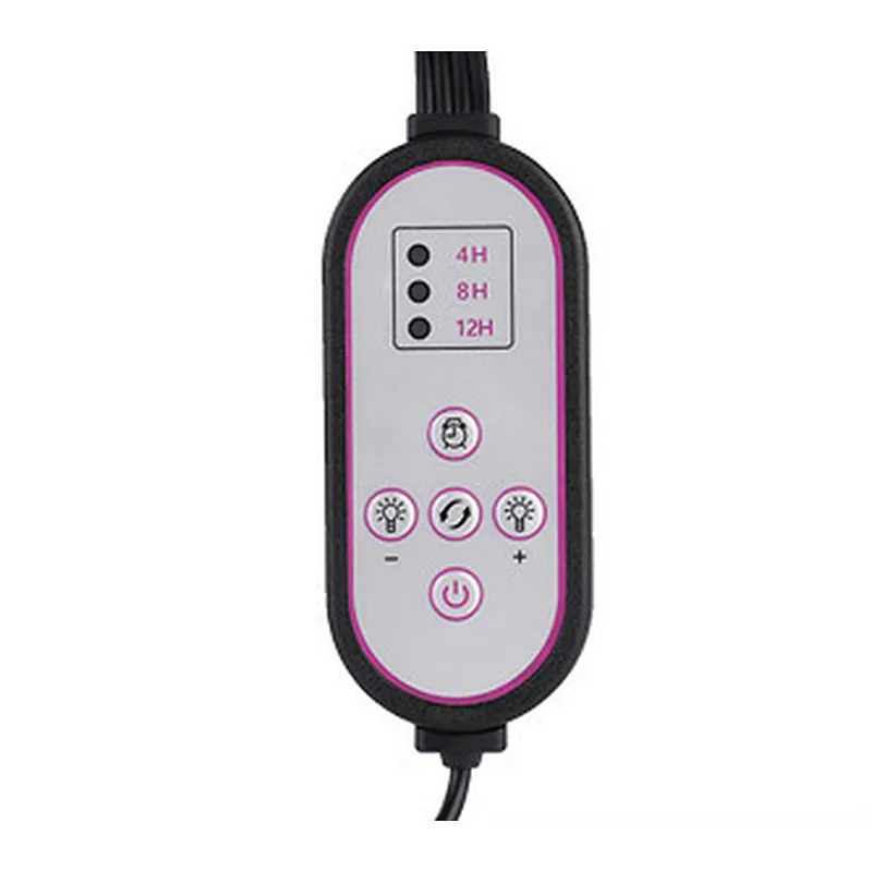 Adjustable 80W LED Four Head Dimmable Led Plant Floor Standing Grow Light with Tripod Stand