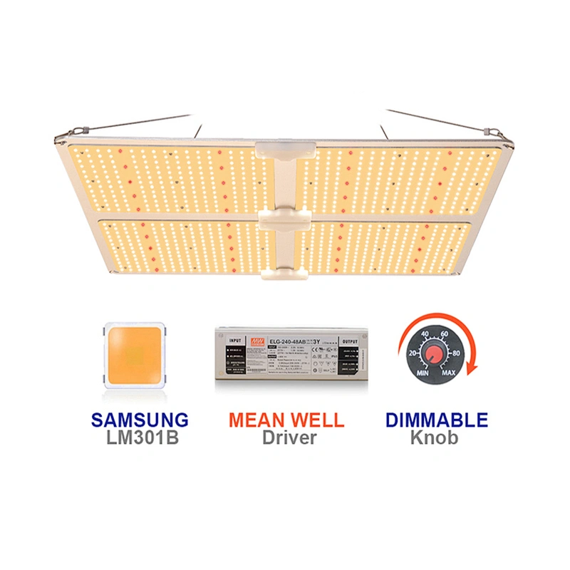 SF-4000 LED Grow Light 5'x5' Coverage Compatible with Samsung LM301B Diodes Dimmable Commercial Grow Lights for Indoor Plants