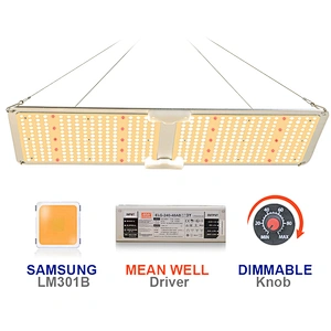 SF-2000 LED Grow Light 2x4 ft Coverage Samsung LM301B MeanWell Driver Dimmable Grow Lights Full Spectrum