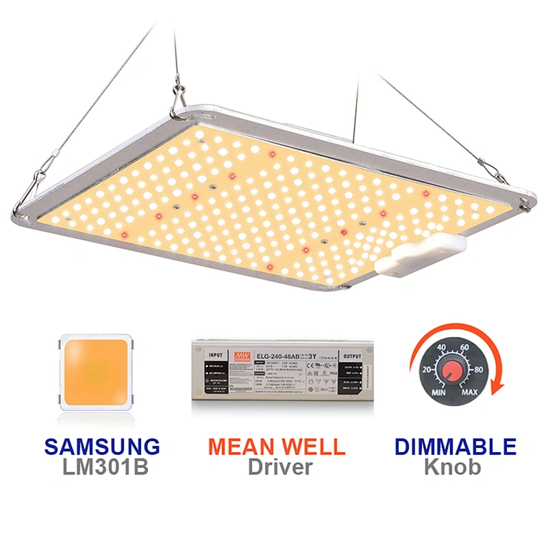 SF-1000 LED Grow Light Full Spectrum Samsung Diodes, Daisy Chain Dimmable Grow Lights 2x2 FT Footprint for Seedling