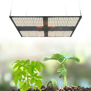 Amazon Top Seller 2021 Meiju 480W FOMEX Board Samsung lm301H 480 660 nm Double Ended Dragon Fruit LED Grow Lights