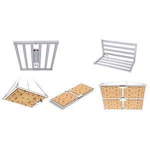 Newest 3000K 3500K 730Nm 8 Bars Timmerer Folding Led Grow Light 1700E For Grow Shop Medical Plants