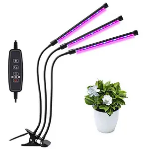 Wholesale full spectrum timer dimmable 40W 27W 4 head Flexible Clip indoor led grow lights