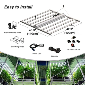 samsung 640W lm301b full spectrum 5-year warranty 2.8 umol/j foldable horticulture hydroponic light led grow light bar