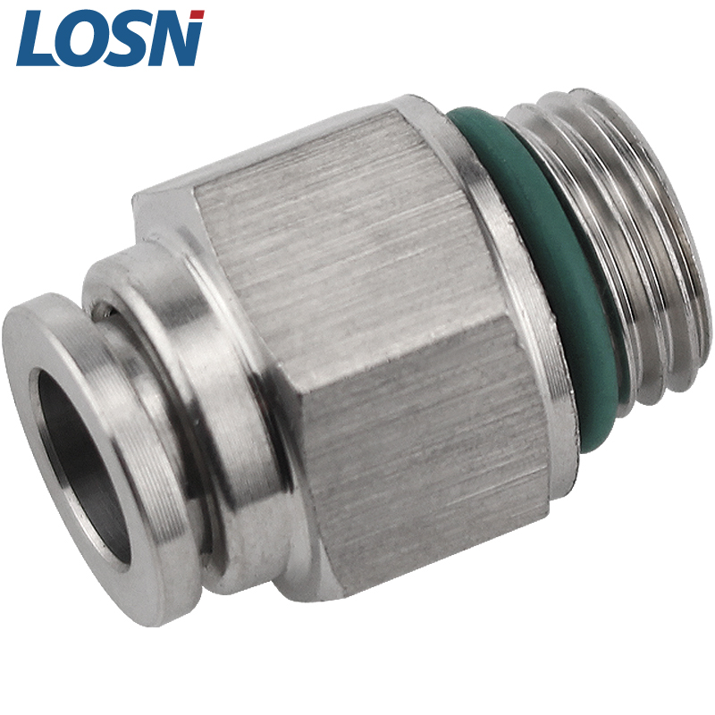 304 Stainless Steel PC-Male connector G thread