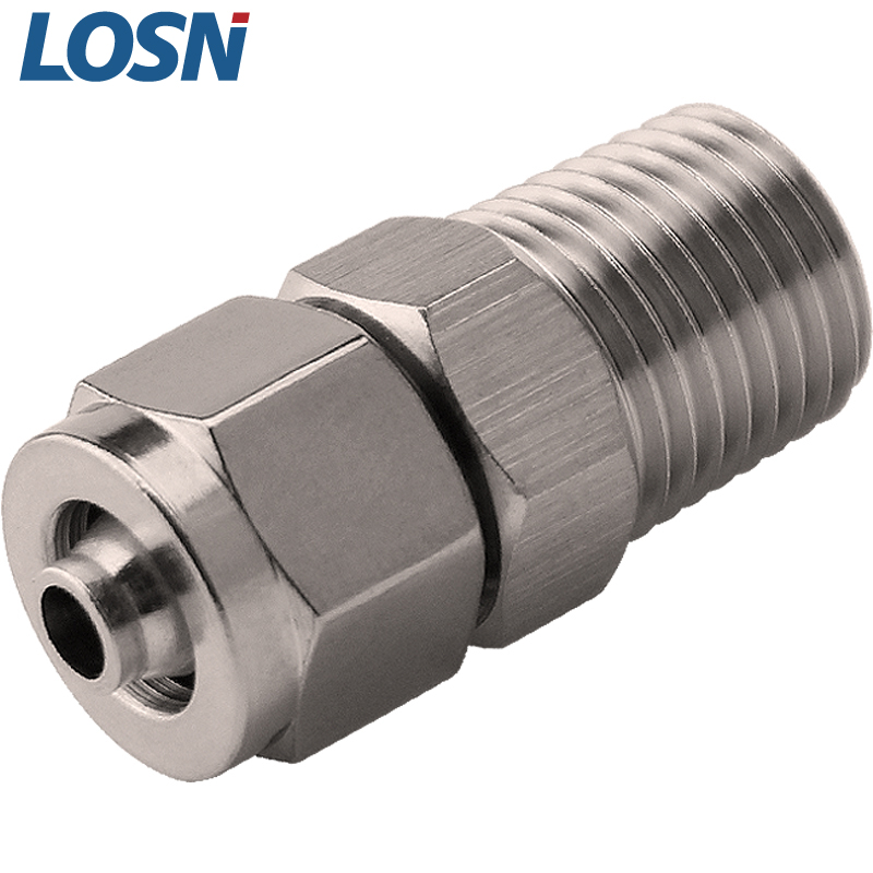 304 Stainless Steel Straight Quick connector External thread