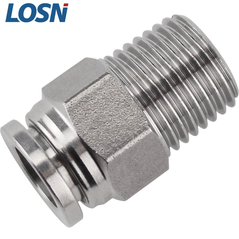 304 Stainless Steel PC-Male connector