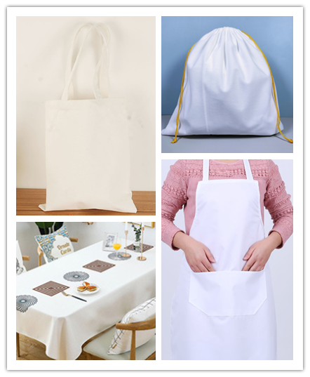 White 8oz 100% Polyester Grey Fabric Usage