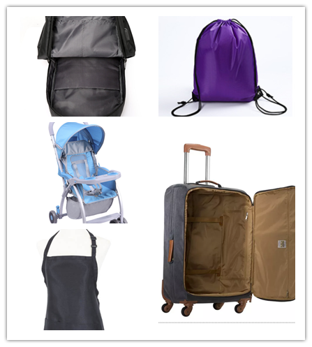 210D 100% Polyester Fabric with High Density,Lining of Backpacks and Handbags.usage