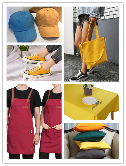8oz Dyed 100% Cotton Canvas High Quality Fabric.usage1