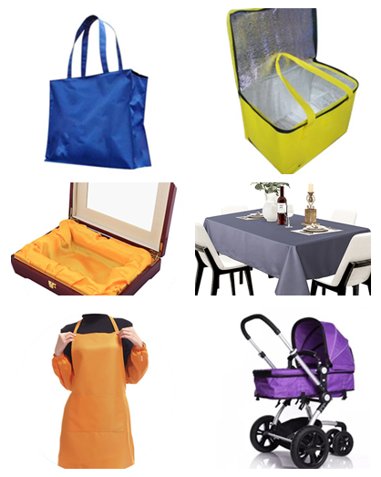 210D 100% Polyester Taffeta Coating with Pu .usage1