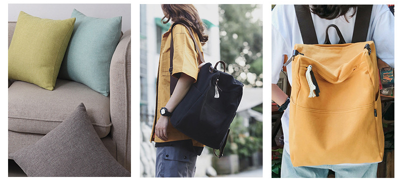 100% Cotton Twill Canvas Durable Backpack