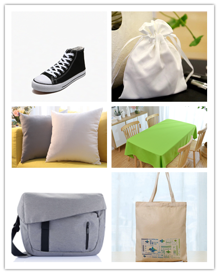 Durable 100% Cotton Twill Canvas Fabric Application