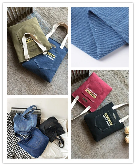 100% Cotton Denim Fabric for Shoppingbags-usage