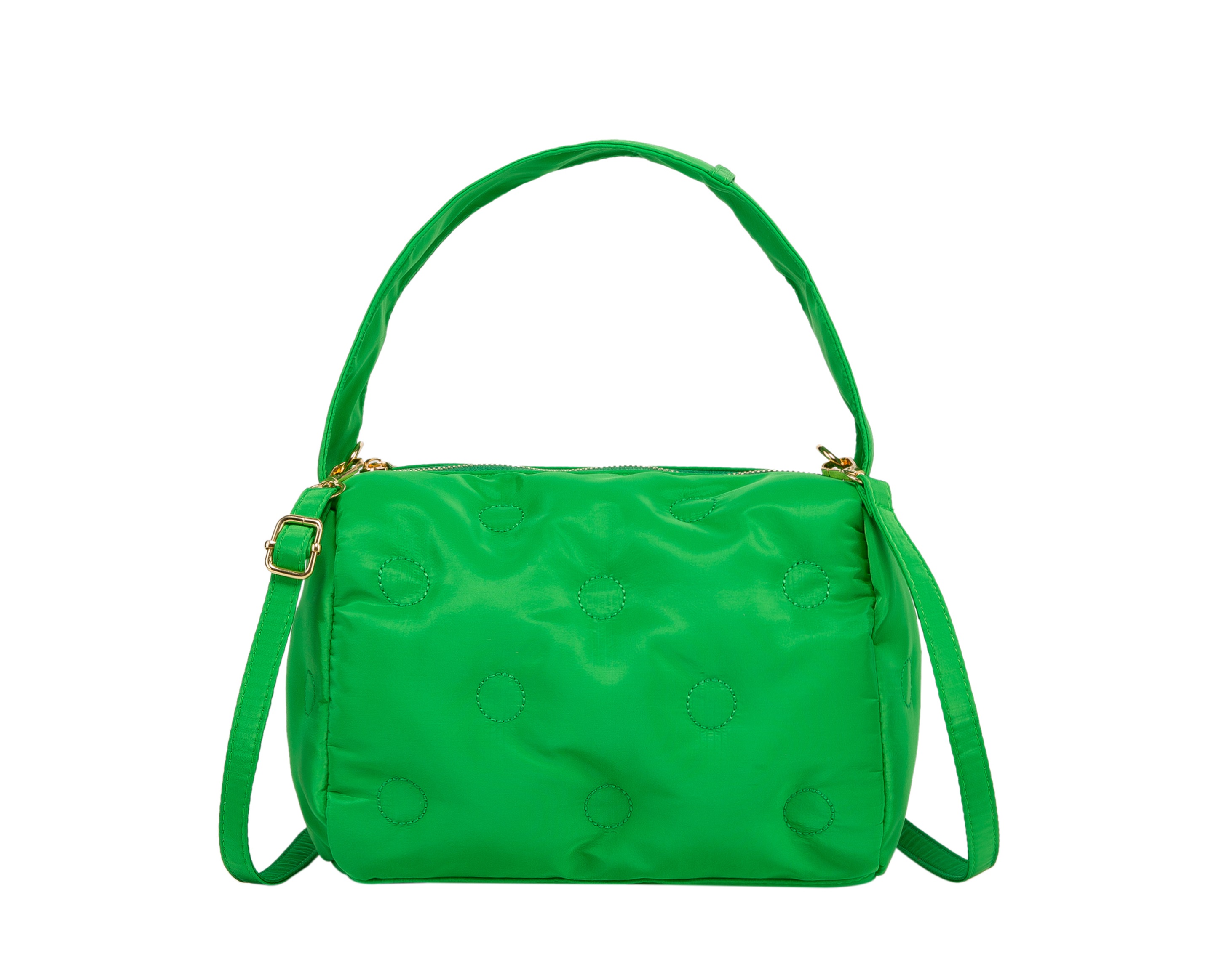 Green handbag for lady