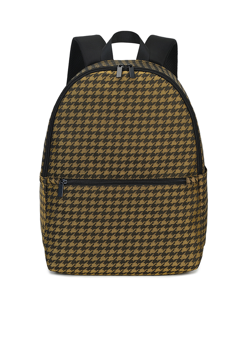 Yarn-dyed school backpack