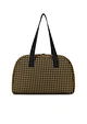 houndstooth travel tote
