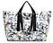 geometry pattern large tote