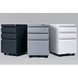 3 drawer mobile pedestal pedestal steel office file cabinet
