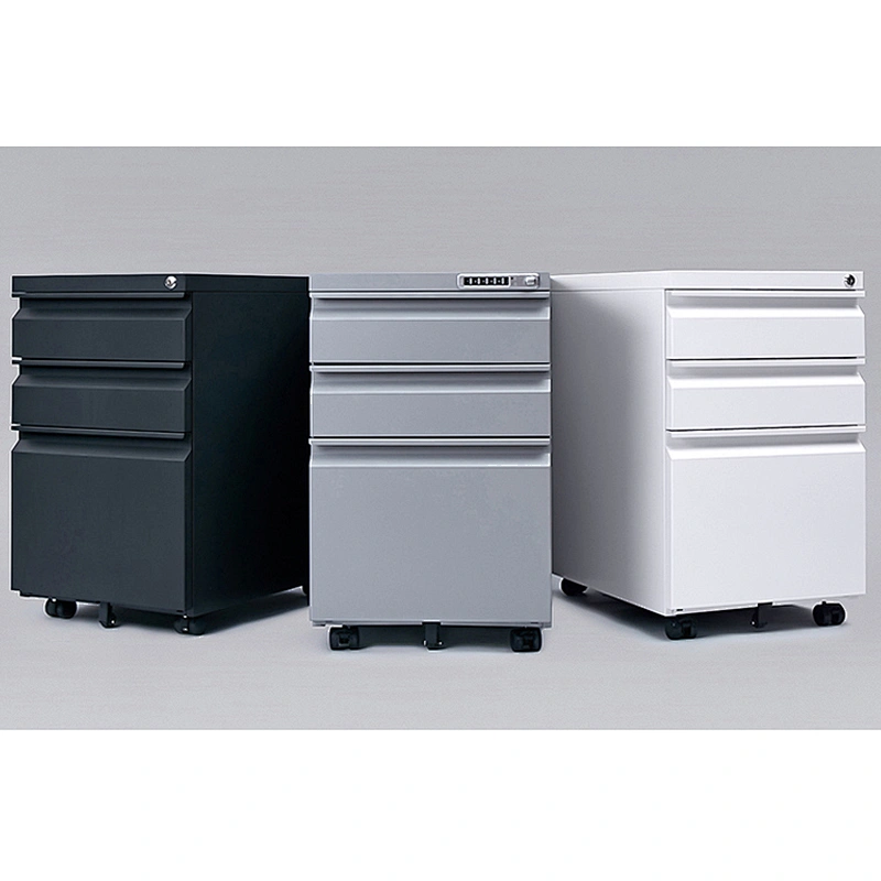 3 drawer mobile pedestal pedestal steel office file cabinet