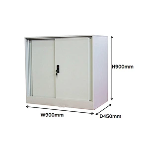 Cheap Price Steel Cupboard Small Office Cabinet With Two Swing Doors