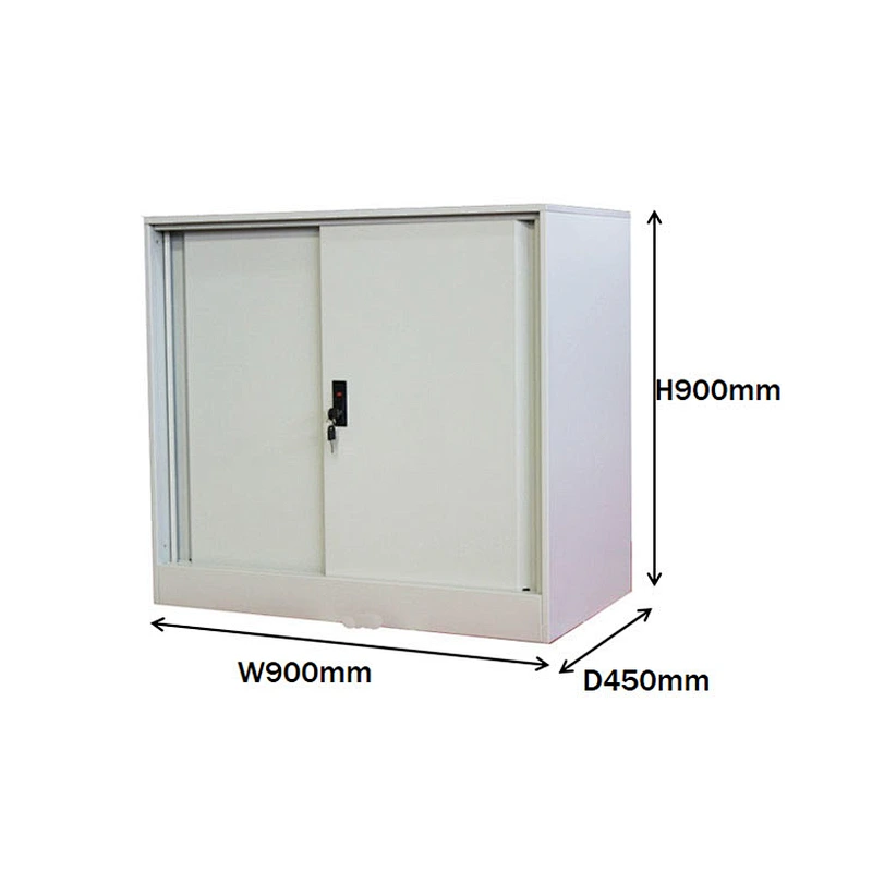 Cheap Price Steel Cupboard Small Office Cabinet With Two Swing Doors