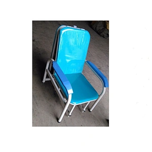 High Quality Factory Directly Used Hospital Working Area Steel Material Chair and Bed for Sale