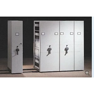 Kd Steel Half Close Mobile Mass File Library Closed Tv Stand Cabinet Movable Compact Shelving