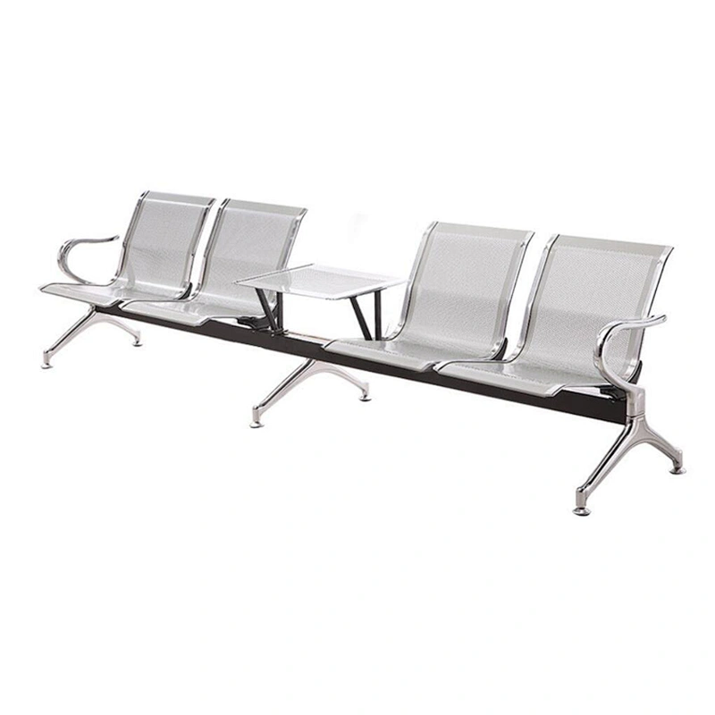 Hot-selling Matel Powder Coating 2 Seats Antique Room Chairs Price 3 Seater Waiting Area Bench Metal Iron Bus Station Chair