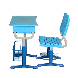 Wholesale  primary middle school university classroom furniture metal plastic school desk and chair
