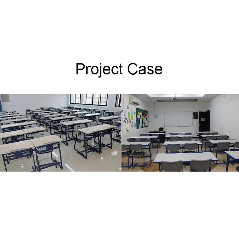 Education Furniture School Double Desk And Chair