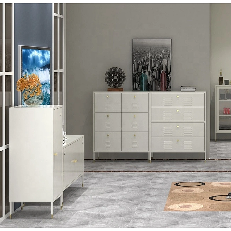 Modern Tv Stand Furniture Metal Cabinet Fashion Custom Steel metal TV stand cabinet