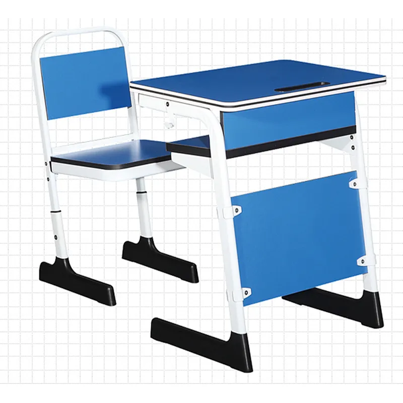 classroom furniture colourful child table height adjustable single student desk and  chair set school furniture