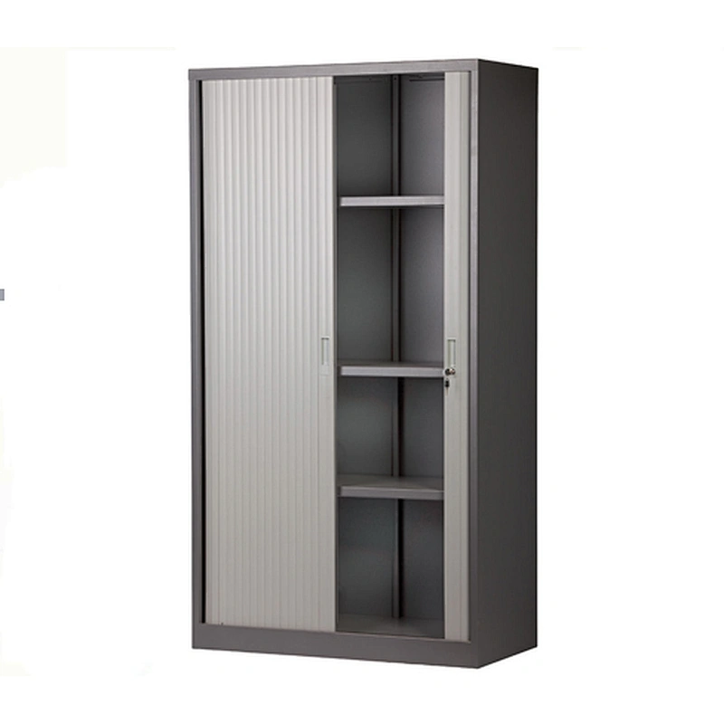 Australia hot sale KD tall steel tambour door cupboard filing cabinet for office area used