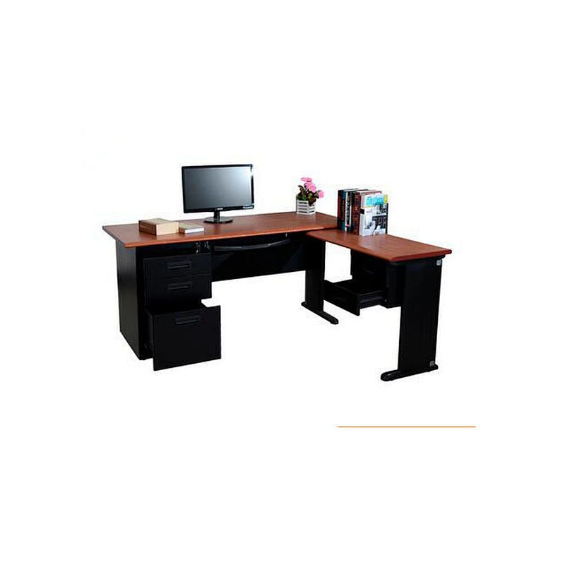 modern melamine wooden office furniture set office desk computer table L shape office table design boss
