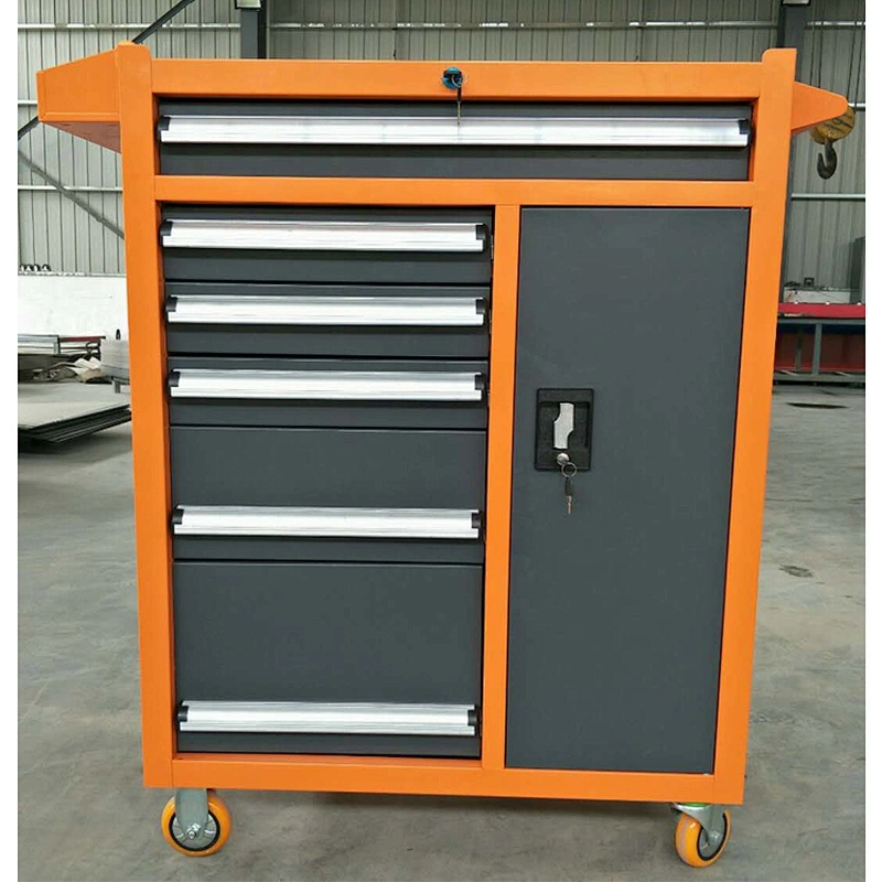 Professional Garage Heavy Duty Movable Trolly Metal 72 Inch Tool Drawers Mobile Portable Cabinet