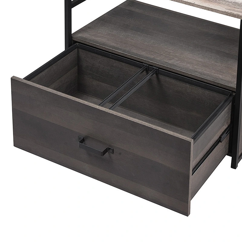Hot sale living room storage cabinet display cabinet drawer cabinet with open shelf