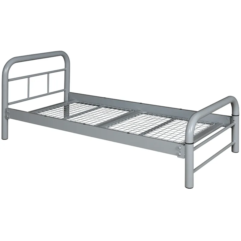 Military use bunk or single free combination steel beds