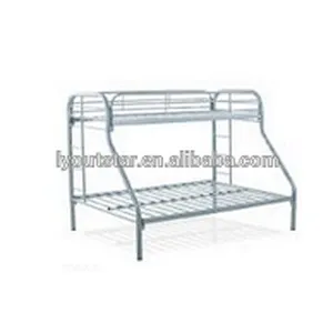 Dormitory Trapezoidal Steel Bunk Bed with 2 Steps