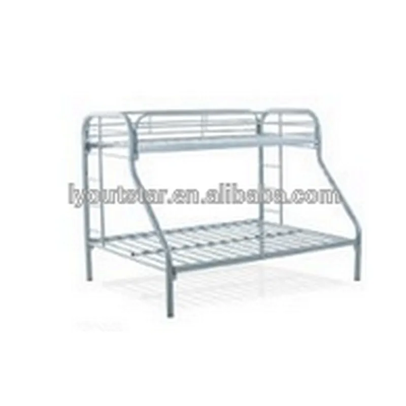Dormitory Trapezoidal Steel Bunk Bed with 2 Steps