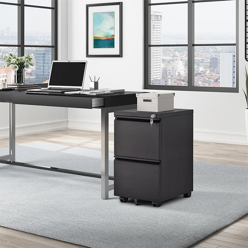 Amazon hot selling office equipment mobile cabinet under desk mobile cabinet pedestal
